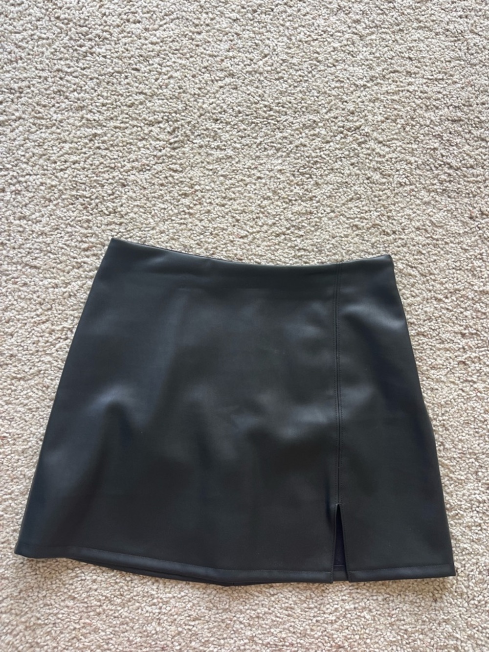 Hollister Faux Leather Mini Skirt